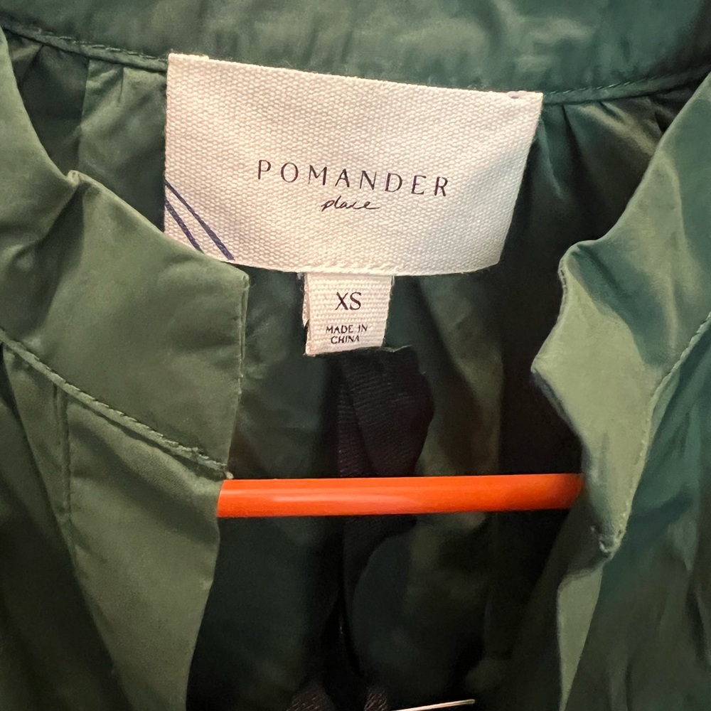 Pomander Place Forest Green Blouse - Picture 2 of 3